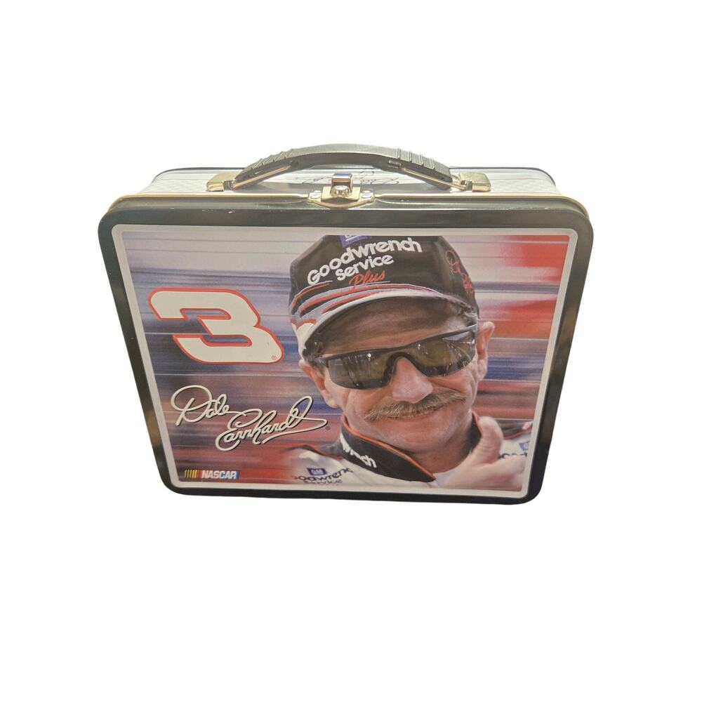 Dale Earnhardt #3 Goodwrench Service Plus Collectible Metal Lunch Box Tin - Picture 2 of 13